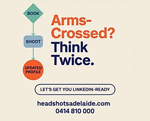 Arms crossed - Think Twice - headshots Adelaide